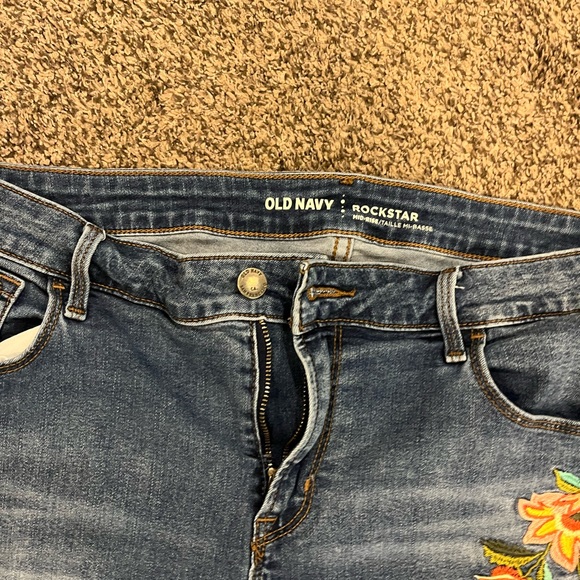 Embroidered Blue Jeans - Picture 2 of 3